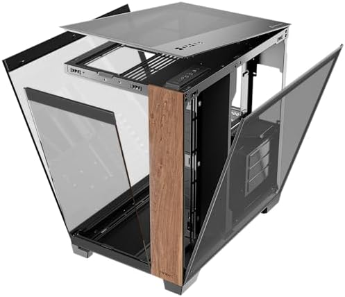 Antec C8 Wood  Fans not Included  Wooden Front Panel  Dual Chamber Layout  Type C  360mm Radiator Support  Seamless TG Front & Side Panels  RTX 40 Compatible  Full Tower E ATX PC Case