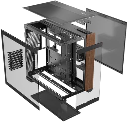 Antec C8 Wood  Fans not Included  Wooden Front Panel  Dual Chamber Layout  Type C  360mm Radiator Support  Seamless TG Front & Side Panels  RTX 40 Compatible  Full Tower E ATX PC Case
