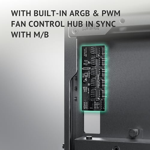 Antec Flux Pro  6 x PWM Fans Included  High Airflow Front Panel with Walnut Wood  iShift PSU 90  Mount  USB3 0 x 2  Type C  420mm Radiator Support  Temp  Display  Full Tower E ATX PC Case