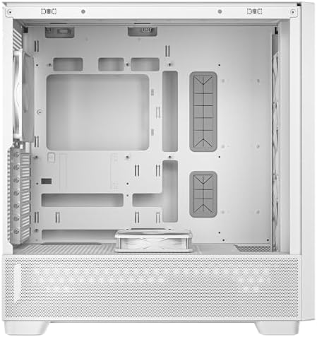 Antec Flux Wood White  5 x PWM Fans Included  High Airflow Front Panel with Birch Wood  Type C  420mm Radiator & Back Connect Motherboard Support  Up to 9 Fans Simultaneously  Mid Tower E ATX PC Case