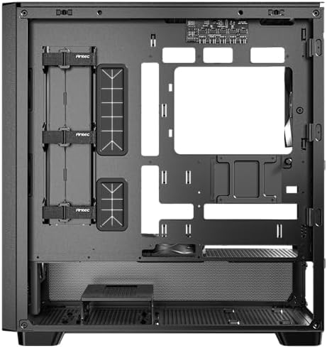 Antec Flux Wood  5 x PWM Fans Included  High Airflow Front Panel with Walnut Wood  Type C  420mm Radiator & Back Connect Motherboard Support  Up to 9 Fans Simultaneously  Mid Tower E ATX PC Case