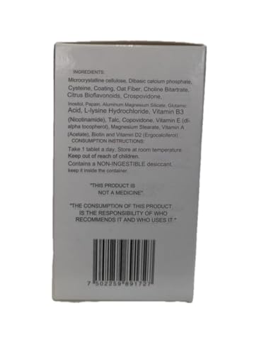 Suplemento Antioxidantes y Aminoácidos para Cabello y Uñas comparado con Gelasimi 30 comprimidos- Antioxidantes y Aminoácidos Suplemento para Cabello y uñas comparar con GELASIM 30TAB CISTE