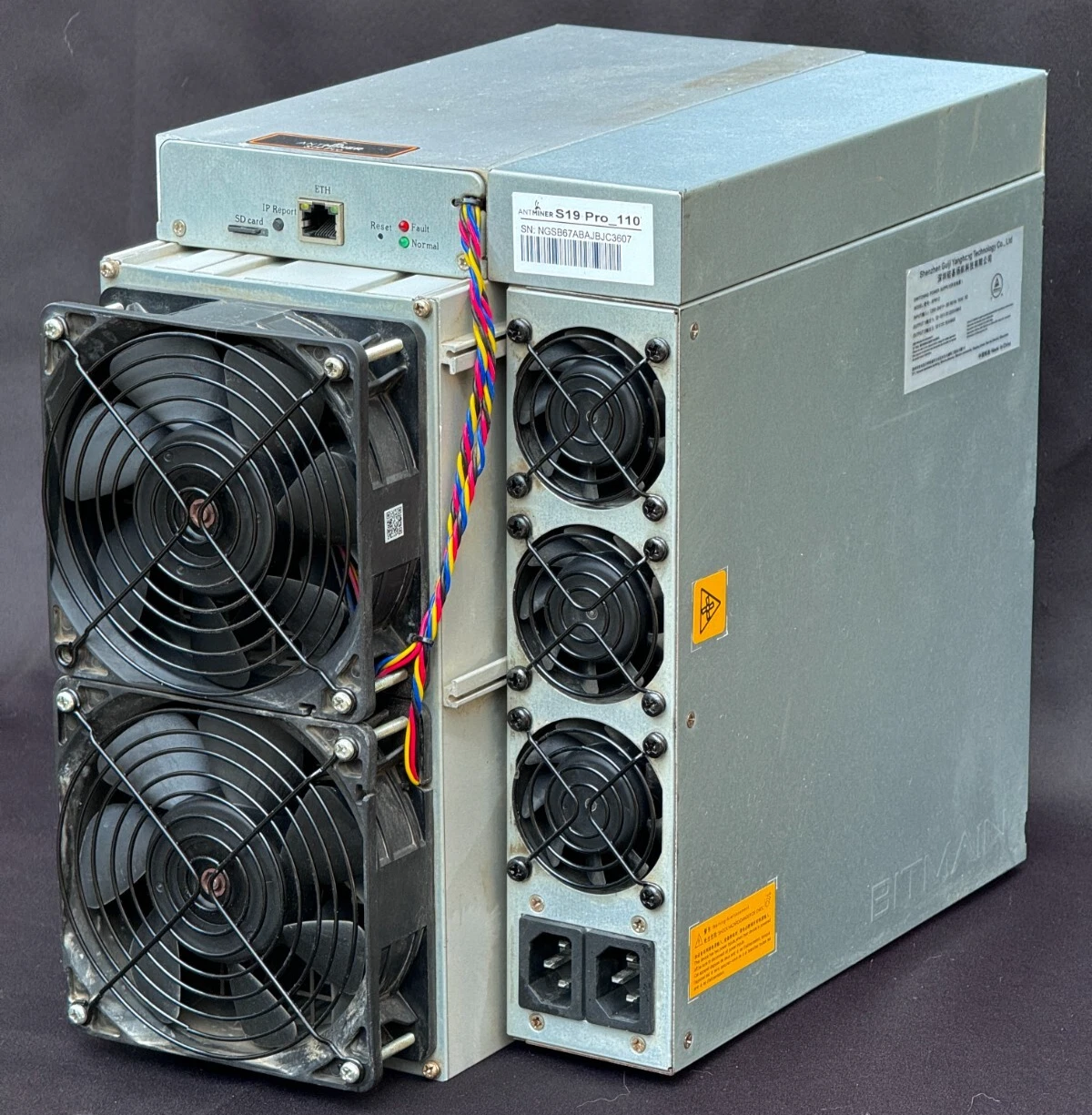 Antminer S19 95TH/s ASIC   Boosted to 105TH/s   VNiSH  OS   Refurbished