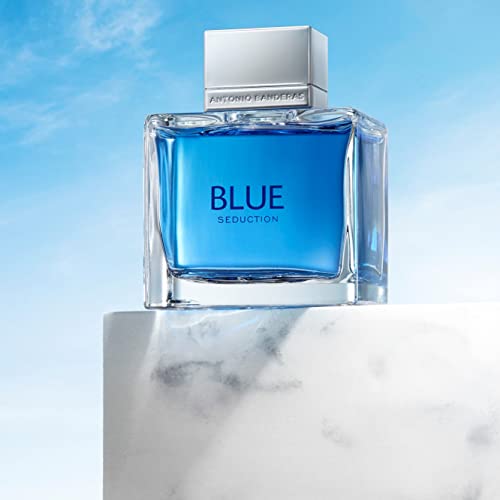 Antonio Banderas Perfumes   Blue Seduction   Eau de toilette for Men   Long Lasting   Fresh and Casual Fragance   Ideal for Day Wear   6 7 Fl  Oz