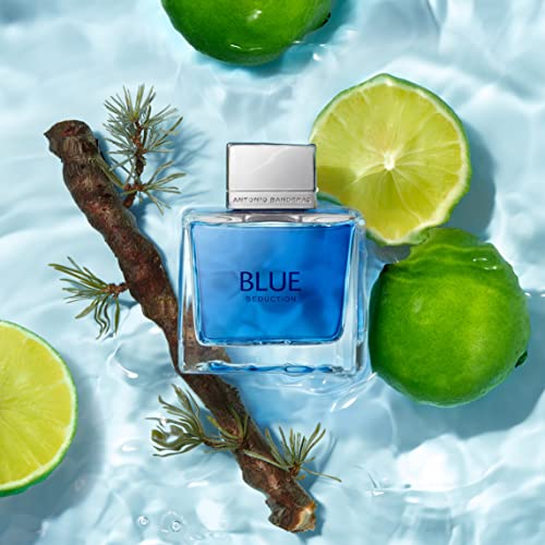 Antonio Banderas Perfumes   Blue Seduction   Eau de toilette for Men   Long Lasting   Fresh and Casual Fragance   Ideal for Day Wear   6 7 Fl  Oz