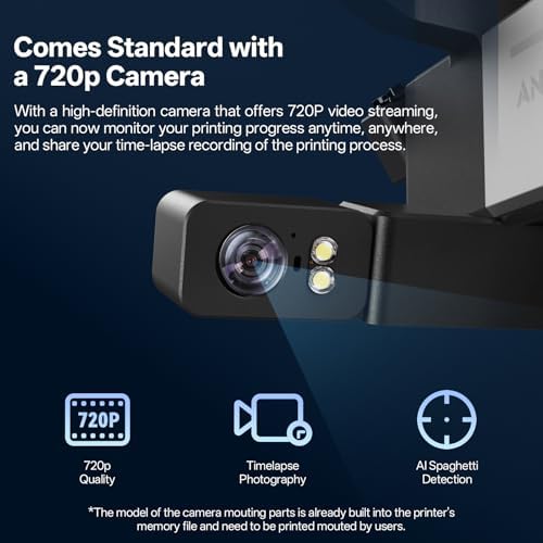 Anycubic Kobra 3 V2 3D Printer Only  New Upgrade AI Cameras Improved Auto Leveling Max 600mm/s Print Speed Details Better  Multicolor 3D Printing Need with Additional ACE Pro 10 0 x 10 0 x 10 2