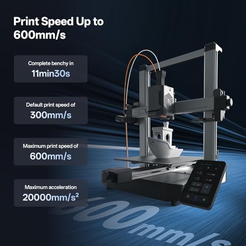 Anycubic Kobra 3 V2 3D Printer Only  New Upgrade AI Cameras Improved Auto Leveling Max 600mm/s Print Speed Details Better  Multicolor 3D Printing Need with Additional ACE Pro 10 0 x 10 0 x 10 2