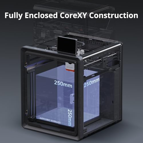 Anycubic Kobra S1 Combo 3D Printer  4 Stunning Multicolor with Anycubic ACE PRO  600mm/s High Speed and 320  Hotend Free Clog Extruder  Intelligent Drying While Printing  Built in Camera 250 250 250mm