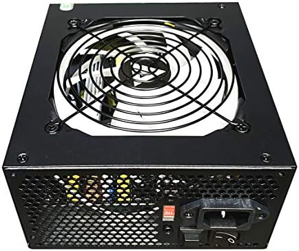 Apevia ATX ES600 RGB Essence 600W ATX Semi Modular Gaming Power Supply with Auto Thermally Controlled 120mm RGB Fan  115/230V Switch  All Protections