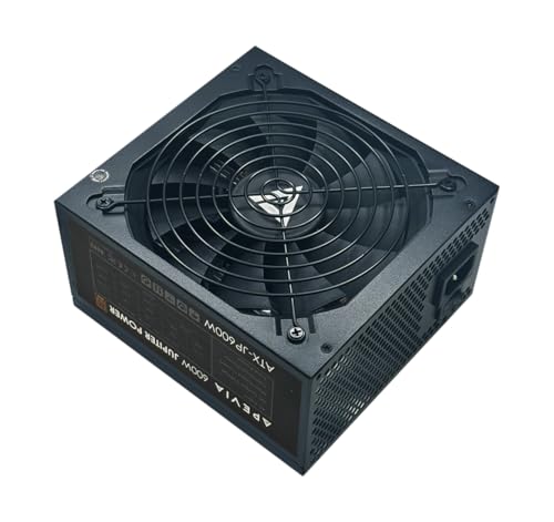 Apevia ATX JP600W Jupiter 600W 80 Plus Bronze Certified Active PFC ATX Gaming Power Supply  Supports Dual/Quad Core CPUs  SLI/Crossfire/Haswell  3 Year Warranty