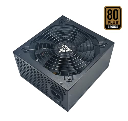 Apevia ATX JP600W Jupiter 600W 80 Plus Bronze Certified Active PFC ATX Gaming Power Supply  Supports Dual/Quad Core CPUs  SLI/Crossfire/Haswell  3 Year Warranty