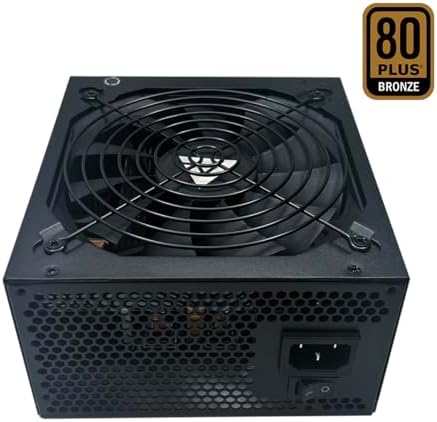 Apevia ATX JP600W Jupiter 600W 80 Plus Bronze Certified Active PFC ATX Gaming Power Supply  Supports Dual/Quad Core CPUs  SLI/Crossfire/Haswell  3 Year Warranty