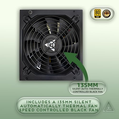 Apevia ATX PR700W Prestige 700W 80  Gold Certified  ATX Active PFC  DC to DC Converter Design 135mm Silent Fan  RoHS Compliance  ATX Gaming Power Supply