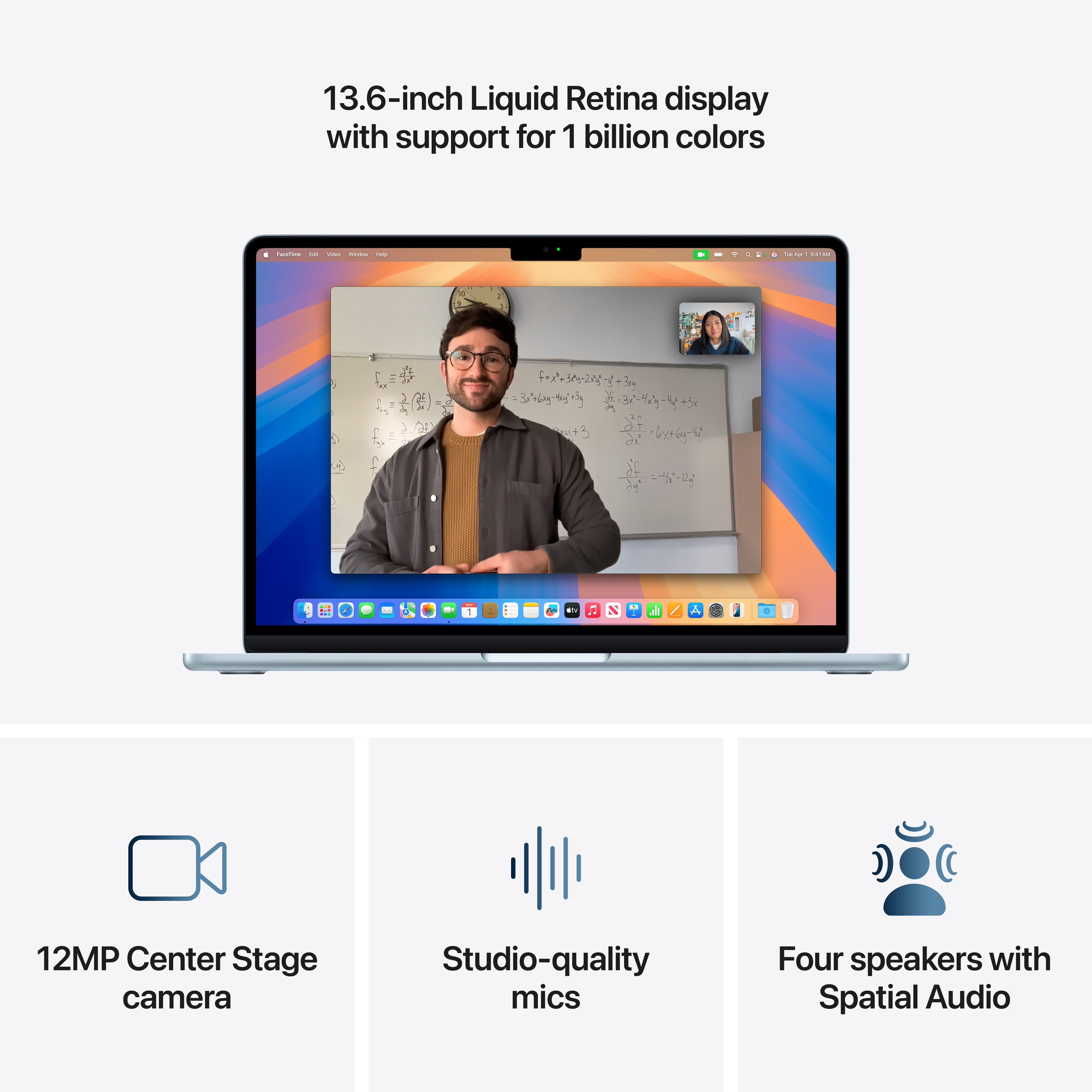 Apple 13" MacBook Air with M4 chip  10 core CPU / 10 core GPU  16GB Memory  512GB SSD   Sky Blue