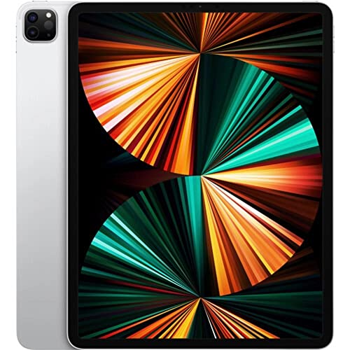 Apple 2021 12 9 inch iPad Pro  Wi Fi  128GB    Silver  Renewed 
