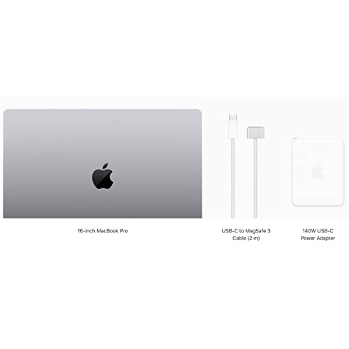 Apple 2021 MacBook Pro  16 2 inch  M1 Pro chip with 10 core CPU and 16 core GPU  16GB RAM  512GB SSD    Space Gray