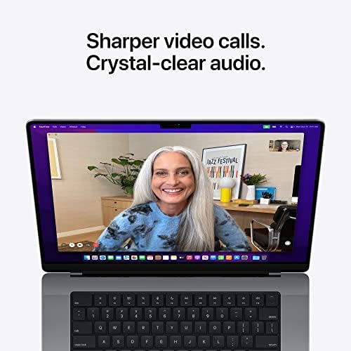 Apple 2021 MacBook Pro with Apple M1 Pro Chip 14 inch  32GB RAM  512GB SSD Storage Space Gray  Renewed 