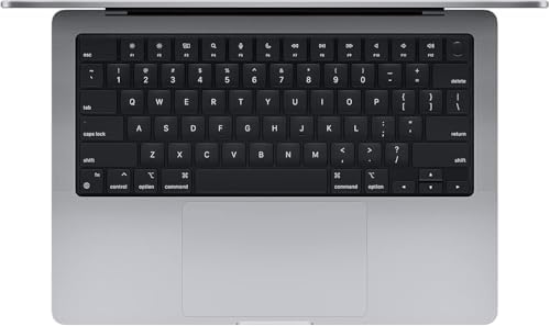 Apple 2021 MacBook Pro with M1 Pro with 8 Core CPU/14 Core GPU  14 inch  16GB RAM  1TB SSD Storage  Space Gray  Renewed 