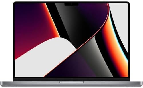 Apple 2021 MacBook Pro with M1 Pro with 8 Core CPU/14 Core GPU  14 inch  16GB RAM  1TB SSD Storage  Space Gray  Renewed 