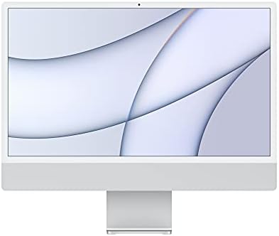 Apple 2021 iMac All in one Desktop Computer with M1 chip  8 core CPU  7 core GPU  24 inch Retina Display  8GB RAM  256GB SSD Storage  Matching Accessories  Works with iPhone/iPad; Blue