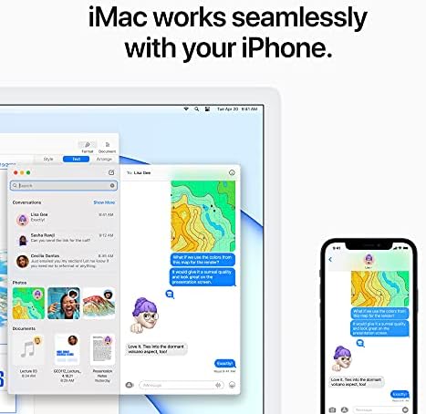 Apple 2021 iMac with Apple M1 Chip  24 inch  16GB RAM  1TB SSD Storage  Blue  Renewed 