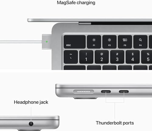 Apple 2022 MacBook Air with Apple M2 Chip  13 inch  8GB RAM  256GB SSD Storage  Midnight  Renewed 