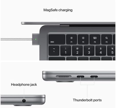 Apple 2022 MacBook Air with Apple M2 Chip  13 inch  24GB RAM  1TB SSD Storage   Space Gray  Renewed 