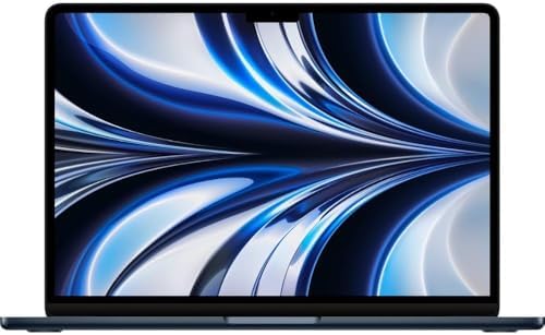 Apple 2022 MacBook Air with Apple M2 Chip 13 inch  16GB RAM  512GB SSD Storage Midnight  Renewed 