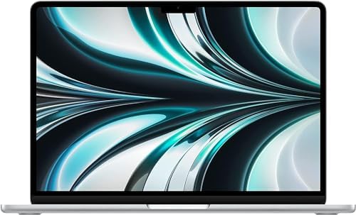 Apple MacBook Air 2022 con chip Apple M2, 13 pulgadas, 8 GB de RAM, 256 GB de almacenamiento SSD, medianoche (renovado)