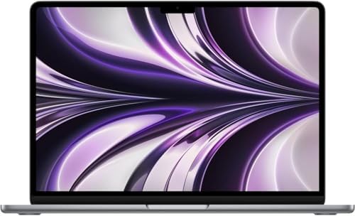 Apple MacBook Air 2022 con chip Apple M2, 13 pulgadas, 8 GB de RAM, 256 GB de almacenamiento SSD, medianoche (renovado)