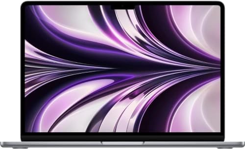 Apple MacBook Air 2022 con chip Apple M2, 13 pulgadas, 8 GB de RAM, 256 GB de almacenamiento SSD, medianoche (renovado)