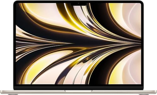 Apple MacBook Air 2022 con chip Apple M2, 13 pulgadas, 8 GB de RAM, 256 GB de almacenamiento SSD, medianoche (renovado)