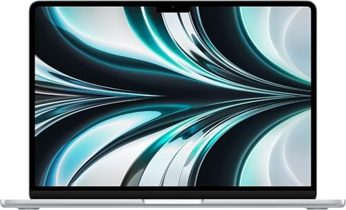 Apple MacBook Air 2022 con chip Apple M2, 13 pulgadas, 8 GB de RAM, 256 GB de almacenamiento SSD, medianoche (renovado)