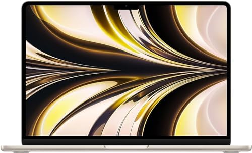 Apple MacBook Air 2022 con chip Apple M2, 13 pulgadas, 8 GB de RAM, 256 GB de almacenamiento SSD, medianoche (renovado)
