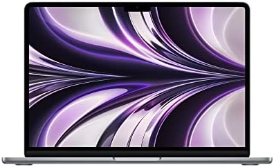 Apple MacBook Air 2022 con chip Apple M2, 13 pulgadas, 8 GB de RAM, 256 GB de almacenamiento SSD, medianoche (renovado)