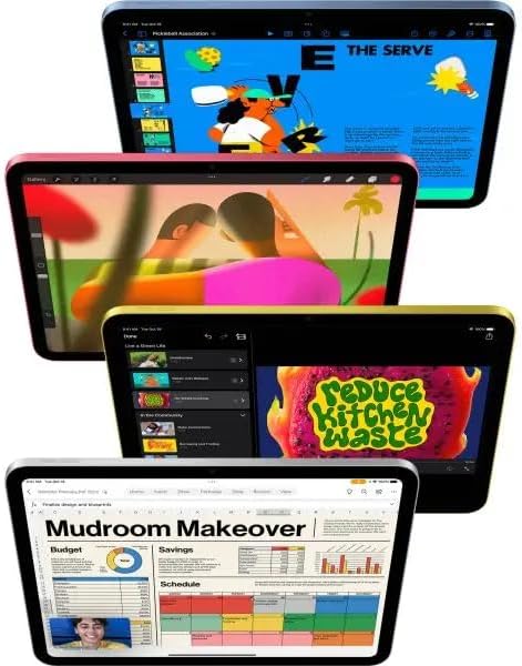 Apple 2022 iPad  10 9 inch  Wi Fi   Cellular  256GB    Blue  Renewed 