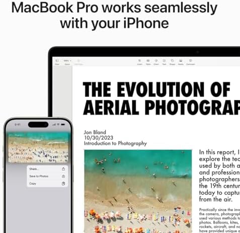 Apple 2023 14 inch MacBook Pro with Apple M3 Pro chip  18GB RAM  512GB SSD Storage  Space Black  Renewed 