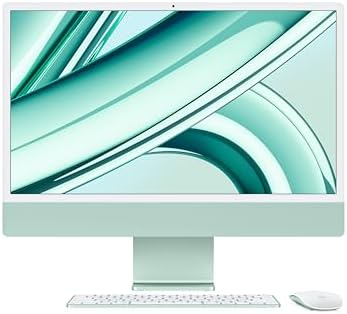 Apple 2023 24 inch iMac with Apple M3 Chip  8GB RAM  256GB SSD  Blue  Renewed 