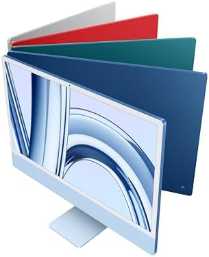 Apple 2023 iMac with Apple M3 chip  24 inch  8GB RAM  256GB SSD Storage  Silver  Renewed 