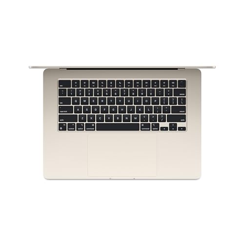 Apple 2024 MacBook Air 15 inch Laptop with M3 chip  Built for Apple Intelligence  15 3 inch Liquid Retina Display  16GB Unified Memory  512GB SSD Storage  Backlit Keyboard  Touch ID; Starlight