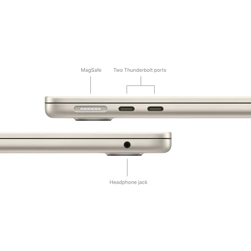 Apple 2024 MacBook Air 13 inch Laptop with M3 chip  Built for Apple Intelligence  13 6 inch Liquid Retina Display  16GB Unified Memory  512GB SSD Storage  Backlit Keyboard  Touch ID; Starlight