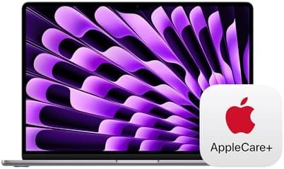 Apple 2024 MacBook Air 15 inch Laptop with M3 chip  Built for Apple Intelligence  15 3 inch Liquid Retina Display  16GB Unified Memory  512GB SSD Storage  Backlit Keyboard  Touch ID; Midnight