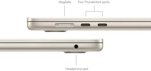 Apple 2024 MacBook Air 15 inch Laptop with M3 chip  Built for Apple Intelligence  15 3 inch Liquid Retina Display  16GB Unified Memory  512GB SSD Storage  Backlit Keyboard  Touch ID; Midnight