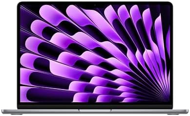 Apple 2024 MacBook Air con chip Apple M3, 13 pulgadas, 16GB RAM, Almacenamiento SSD de 512GB Medianoche (Renovado)