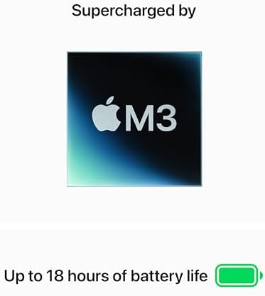 Apple MacBook Air 2024 con chip Apple M3, 13 pulgadas, 16 GB de RAM, 512 GB de almacenamiento SSD, gris espacial (renovado)