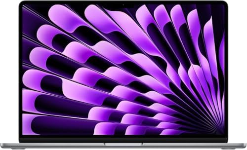 Apple 2024 MacBook Air with Apple M3 Chip  15 inch  8GB RAM  256GB SSD Storage    Midnight  Renewed 