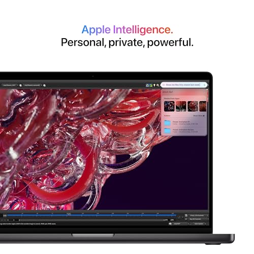 Apple 2024 MacBook Pro Laptop with M4 chip with 10 core CPU and 10 core GPU  Built for Apple Intelligence  14 2 inch Liquid Retina XDR Display  16GB Unified Memory  512GB SSD Storage; Space Black