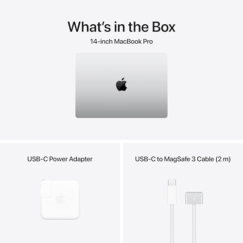 Apple 2024 MacBook Pro Laptop with M4 chip with 10 core CPU and 10 core GPU  Built for Apple Intelligence  14 2 inch Liquid Retina XDR Display  16GB Unified Memory  1TB SSD Storage; Silver