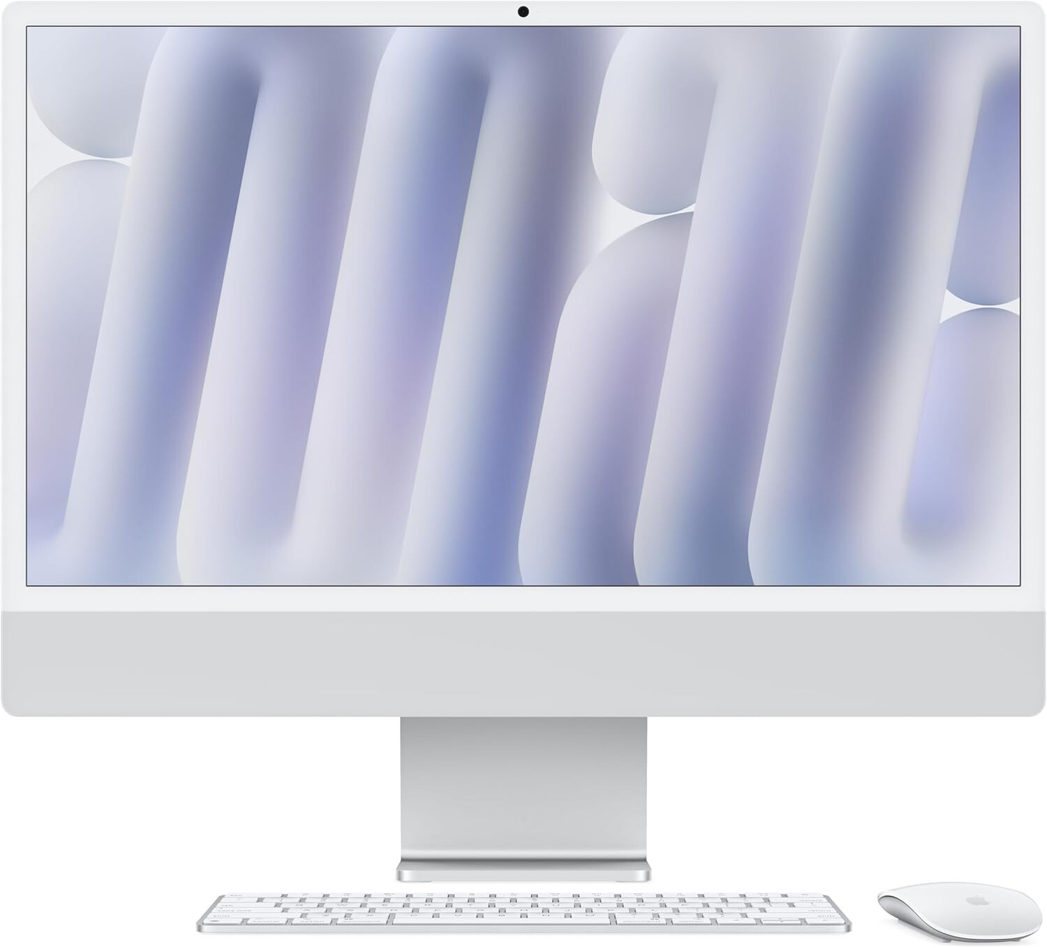 Apple 2024 iMac 24 inch M4 Chip 16GB RAM 256GB SSD 8 Core GPU Silver   Good