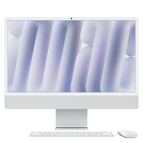 Apple 2024 iMac Air with Apple M4 chip 8 core  24 inch  16GB RAM  256GB SSD Storage Silver  Renewed 